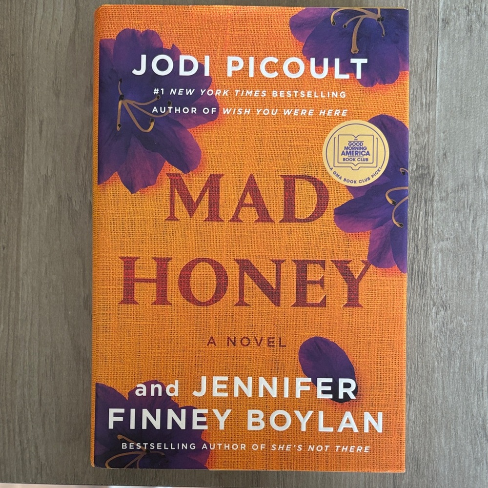 Orange and Purple Hardcover Book